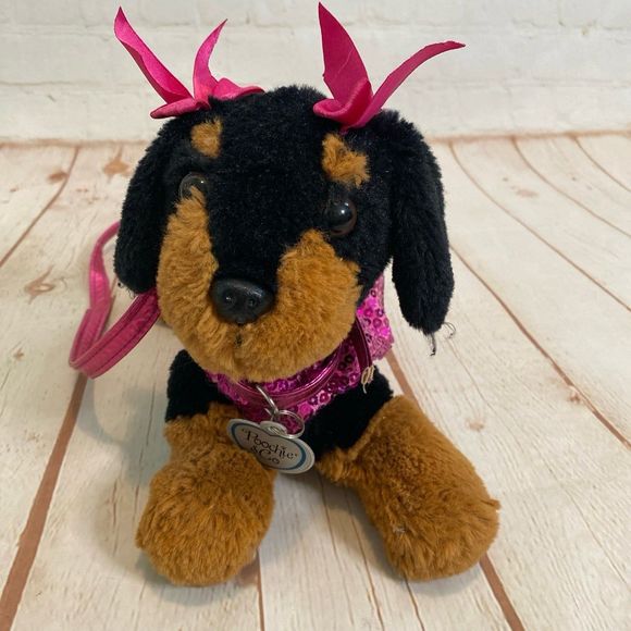 Poochie & Co  Black and Tan Toddler Puppy Purse - Picture 2 of 4